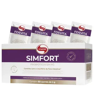 Simfort Vitafor 60 Sachês de 2g Ganhe Brinde