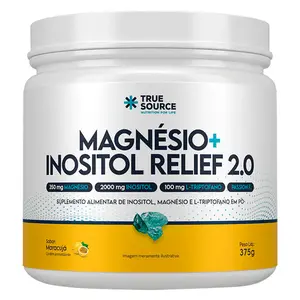 Magnésio Inositol Relief 2.0 True Source Sabor Maracujá 375g