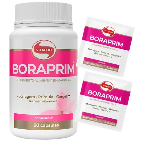 Boraprim Vitafor 60 Cápsulas Ganhe Brinde