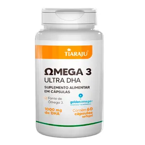Ômega 3 Ultra DHA Tiaraju 60 Cápsulas Softgel
