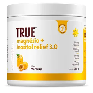 Magnésio Inositol Relief 3.0 True Source Sabor Maracujá 350g