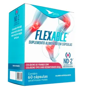 Colágeno Tipo 2 FlexAble Global Suplementos 60 Cápsulas Gelatinosas Moles