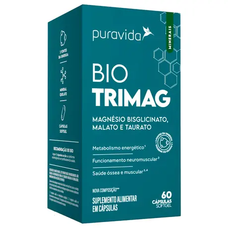 Bio Trimag Puravida 60 Cápsulas