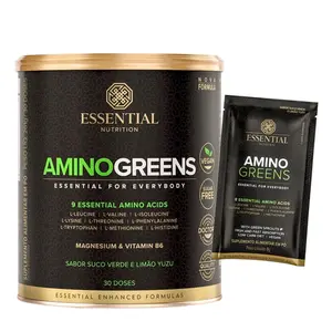 Amino Greens Essential Nutrition 261g Ganhe Brinde
