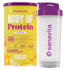 Body Up Protein Bodybalance Sanavita Sabor Citrus Fresh 450g Ganhe Brinde