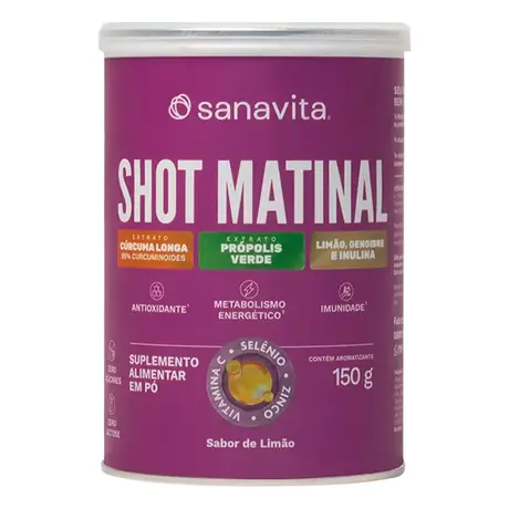 Shot Matinal Sanavita Sabor Limão 150g