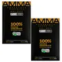 Kit 2 Chocolate Orgânico 100% Cacau Amma Tablete de 80g