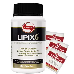 Lipix 6 Vitafor 120 Cápsulas Ganhe Brinde