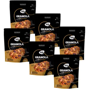 Kit 6 Granola Premium Ws Naturais 500g