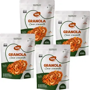 Kit 4 Granola de Coco Ws Naturais 500g